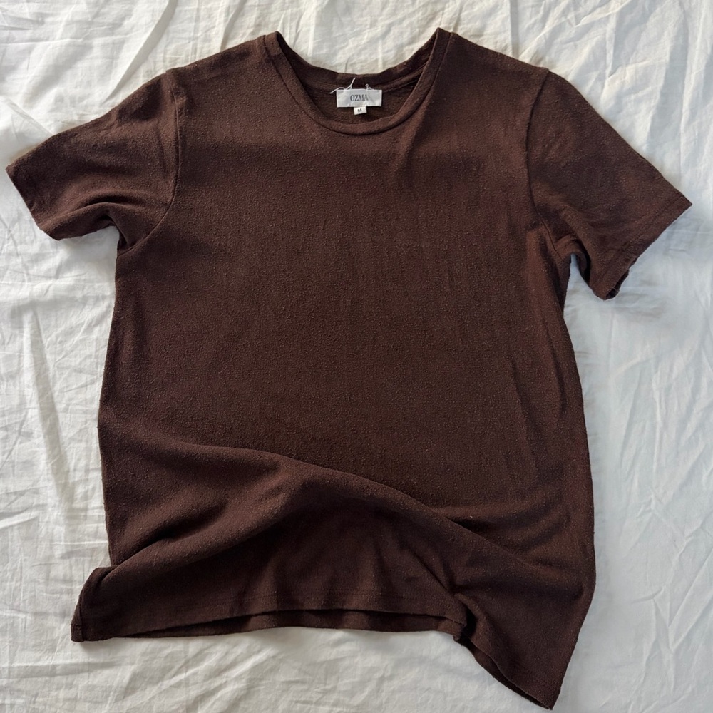 OZMA Chocolate Brown Tee